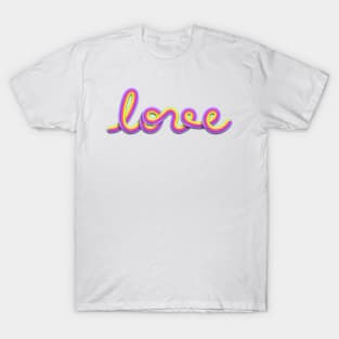 Rainbow love T-Shirt